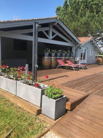 Gite Les Pins Perdus Saint-Ciers-d'Abzac Exteriör bild